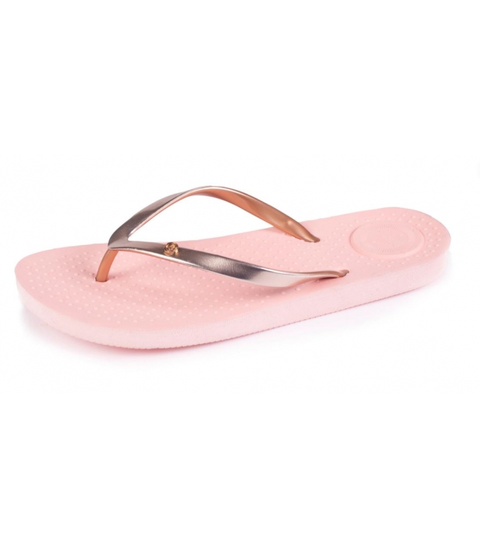 Chanclas rosa-metalizado Isotoner