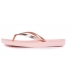 Chanclas rosa-metalizado Isotoner