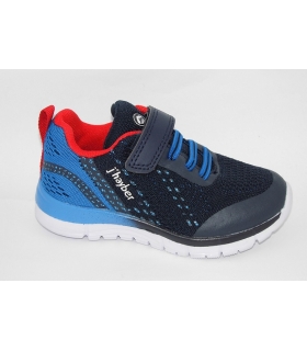 Deportivas azul-rojo J'hayber