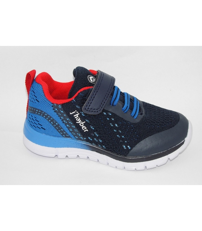 Deportivas azul-rojo J'hayber