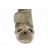 Zapatilla de casa beig perro