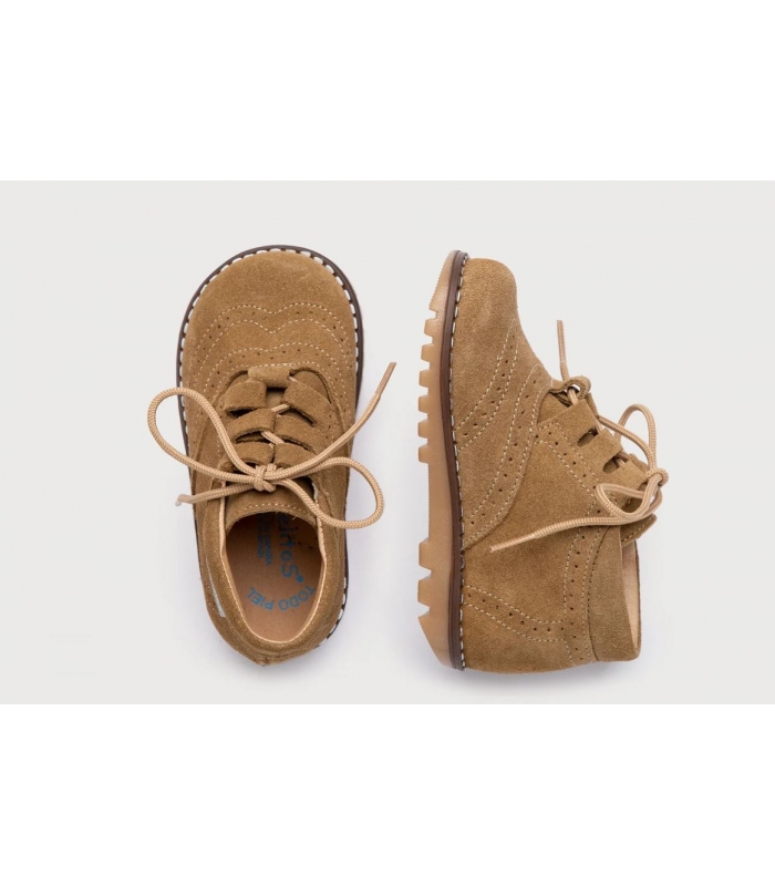 Bota inglesita serraje taupe