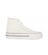 Bota polipiel blanca plataforma Chika10