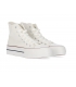 Bota polipiel blanca plataforma Chika10