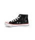 Bota polipiel negra cordones Chika10