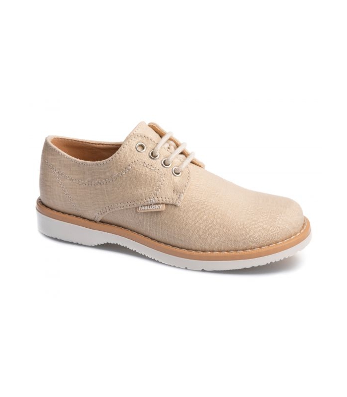 Zapato lino beige Pablosky
