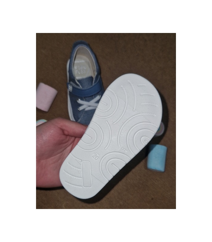 Zapato deportivo lino jeans PIRUFLEX