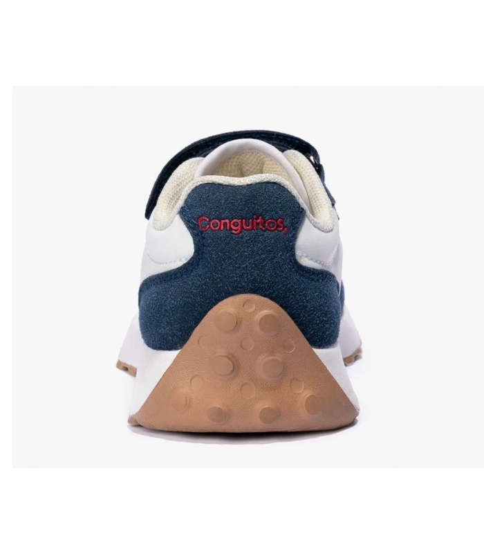 Zapatillas deportivas blanco-marino Conguitos