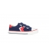 Zapatillas de lona marino-rojo Chika10