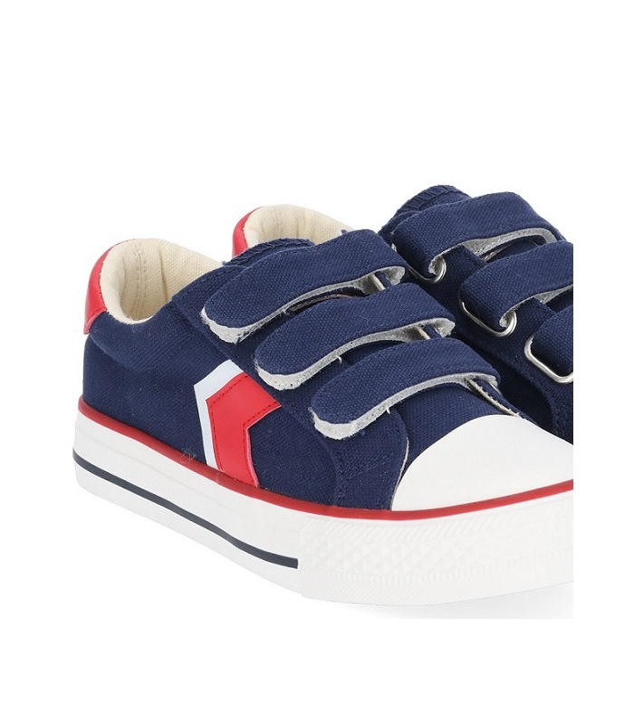 Zapatillas de lona marino-rojo Chika10