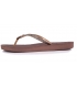 Chanclas marrón brillantina Isotoner
