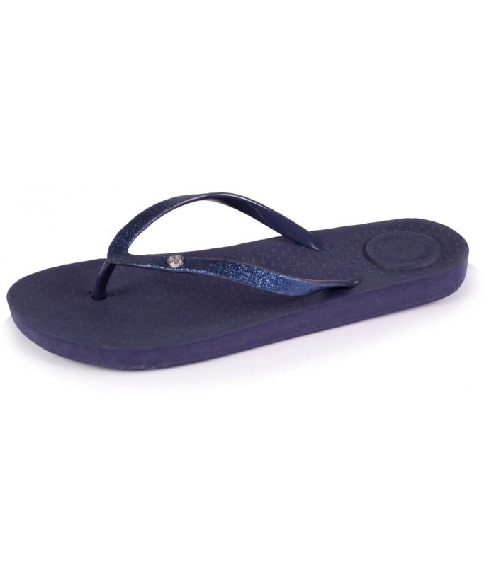 Chanclas marino-brillantina Isotoner