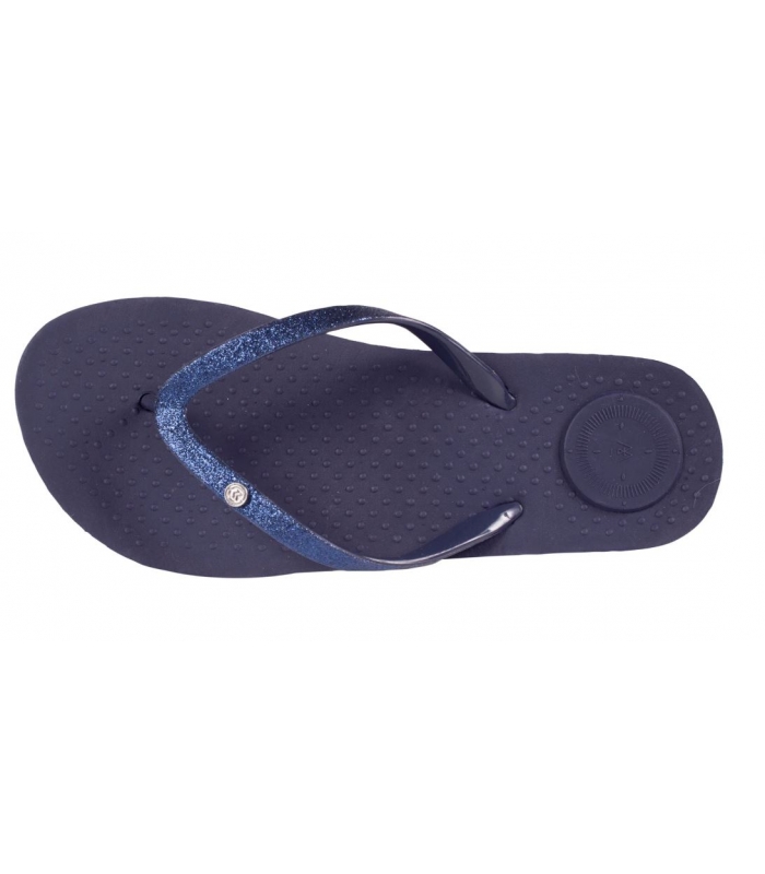 Chanclas marino-brillantina Isotoner
