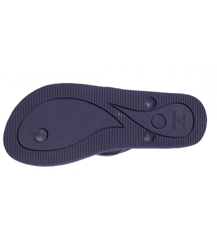Chanclas marino-brillantina Isotoner
