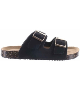 Chanclas dos hebillas negro Isotoner