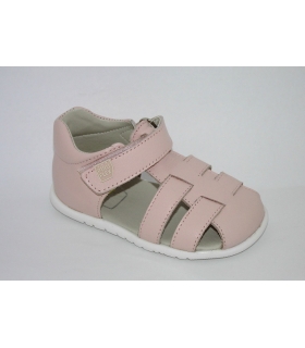 Sandalia tiras piel rosa PIRUFLEX
