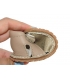 Menorquina piel-lino camel PIRUFLEX