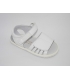 Sandalia blanca velcro Blanditos