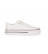 Zapatillas de polipiel blanca con plataforma Chika10