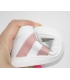 Deportiva abotinada blanco-rosa PIRUFLEX