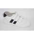 Deportivas blanco-marino triple velcro PIRUFLEX