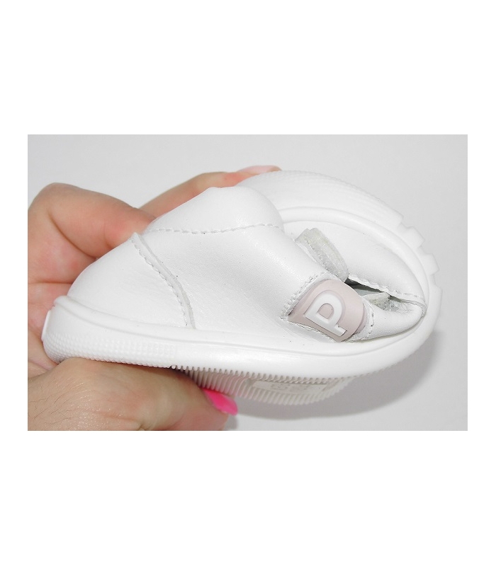 Deportivas micro blanco-rosa PIRUFLEX