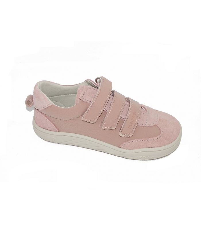 Zapato deportivo piel-serraje rosa PIRUFLEX