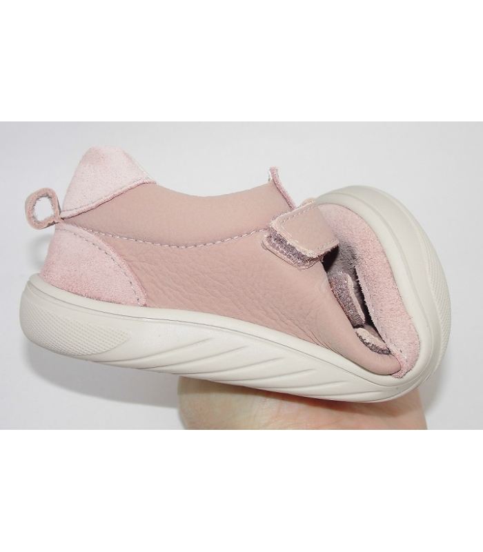 Zapato deportivo piel-serraje rosa PIRUFLEX