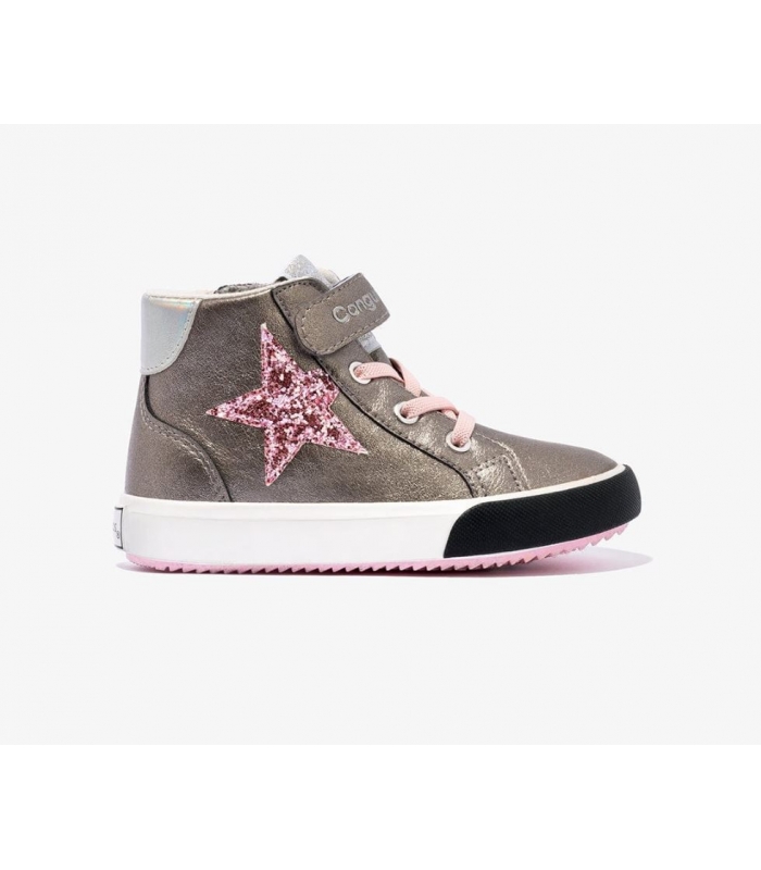Zapatillas deportivas gris plomo estrella Conguitos