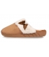 Zapatillas de casa camel con lazo Isotoner