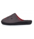 Zapatillas de casa gris música Isotoner