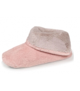 Botas de pelo rosa de casa Isotoner