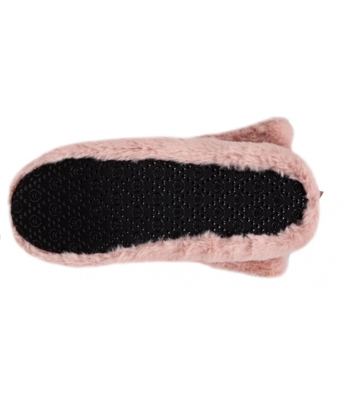 Botas de pelo rosa de casa Isotoner