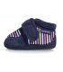Zapatillas de casa azul marino corazón Isotoner
