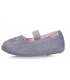 Zapatillas de casa bailarinas gris gato Isotoner