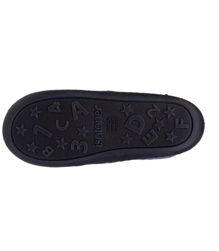 Zapatillas de casa azul monstruo Isotoner