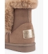 Botas australianas pelo taupe B&W