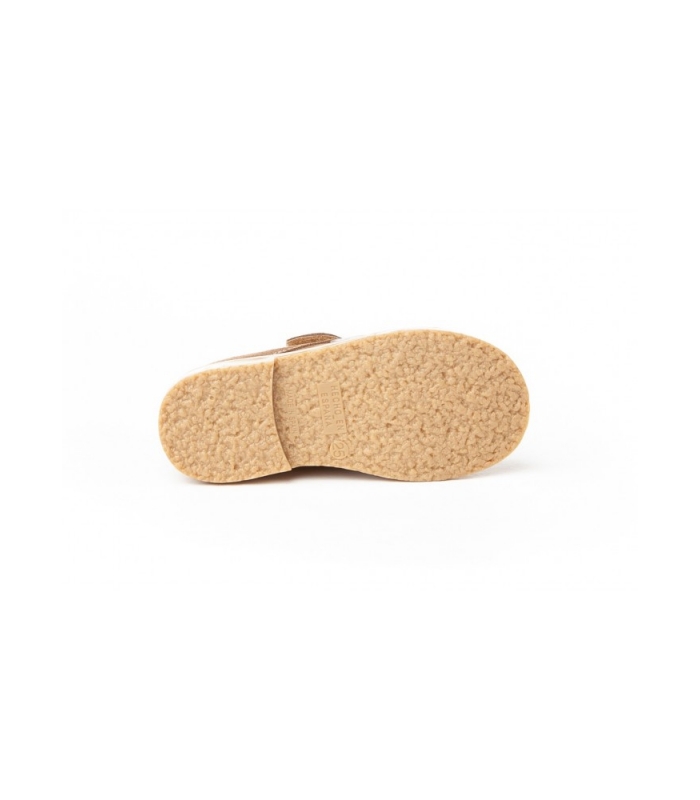 Bota pisacacas serraje gris con velcro