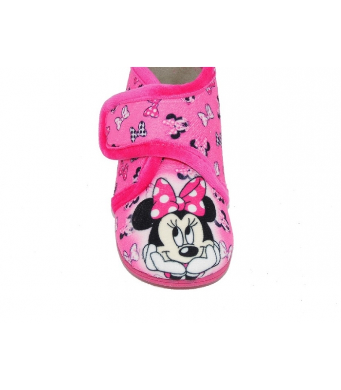 Zapatillas de casa fuxia Minnie