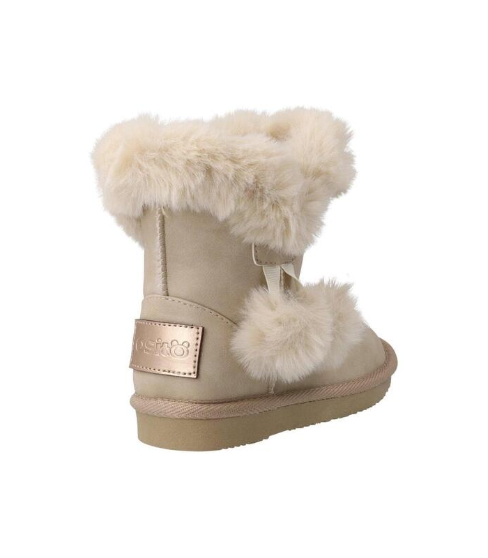 Bota australiana napa beig pompones