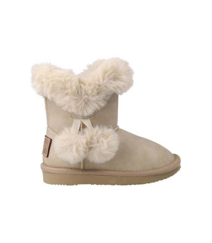 Bota australiana napa beig pompones