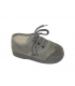 Zapato blucher ante gris