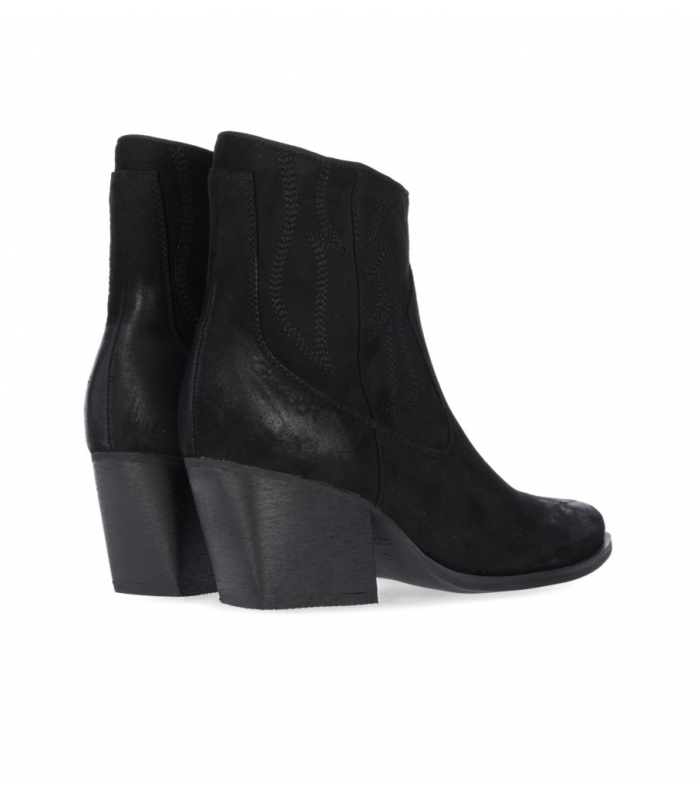 Botines en ante negro mujer Chika10