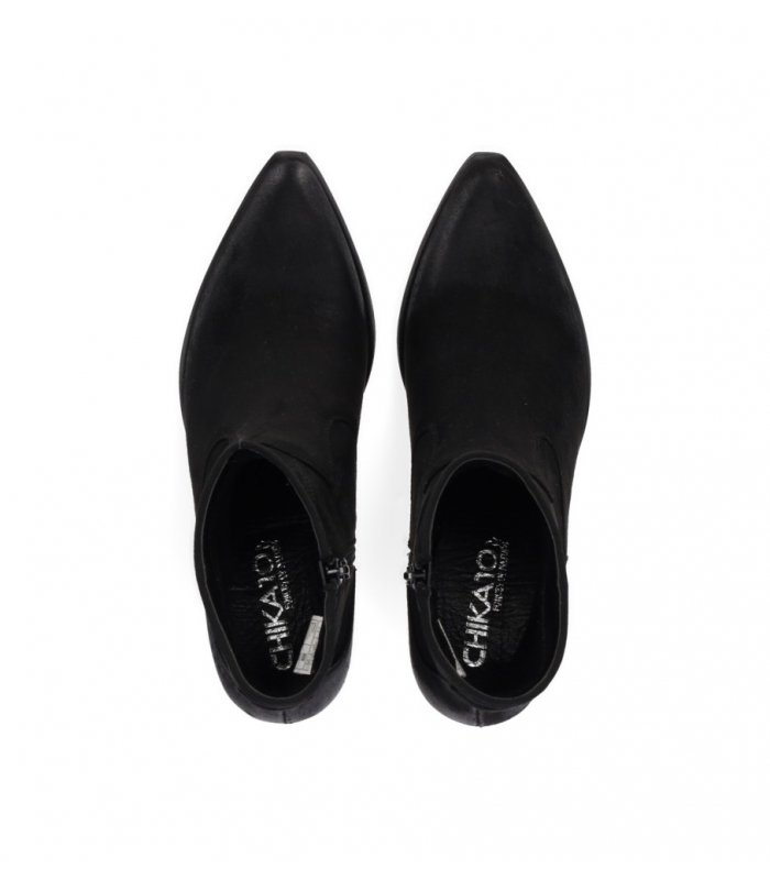 Botines en ante negro mujer Chika10