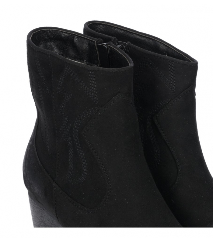 Botines en ante negro mujer Chika10