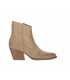 Botines en ante taupe mujer Chika10