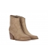 Botines en ante taupe mujer Chika10