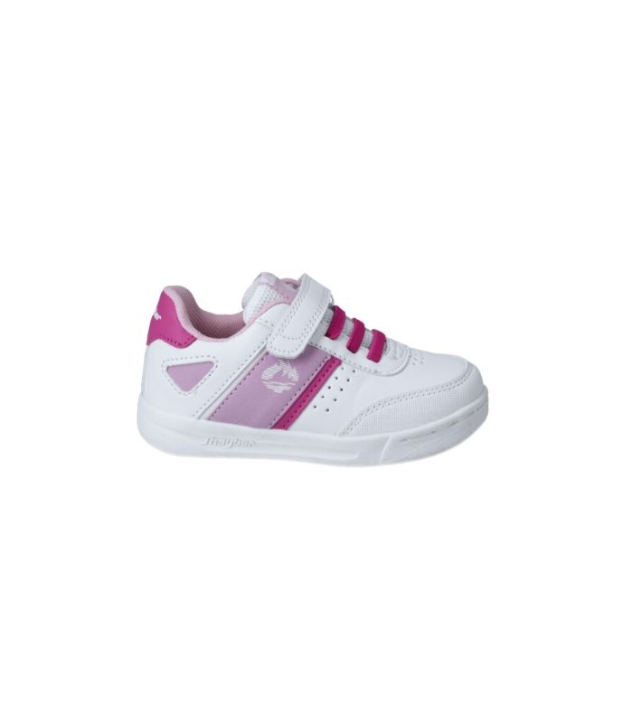 Deportiva blanco-fuxia J'hayber