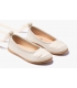 Bailarina ante beige con lazo Conguitos
