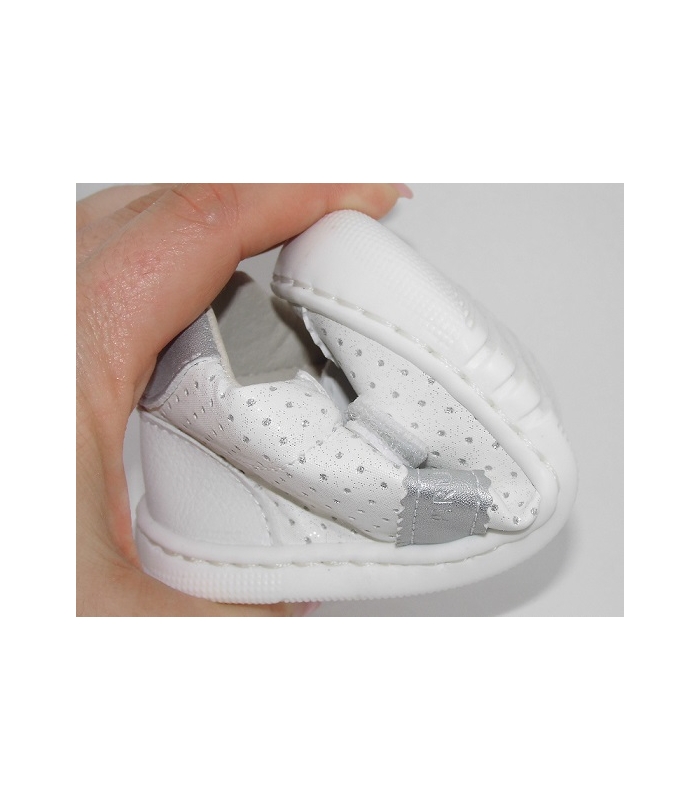 Deportivo respetuoso blanco-plata PIRUFLEX